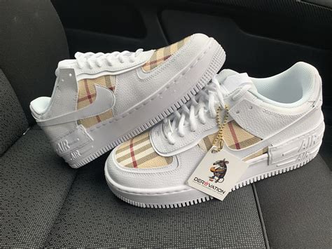 burberry air force 1 custom|Burberry air force 1 shoes.